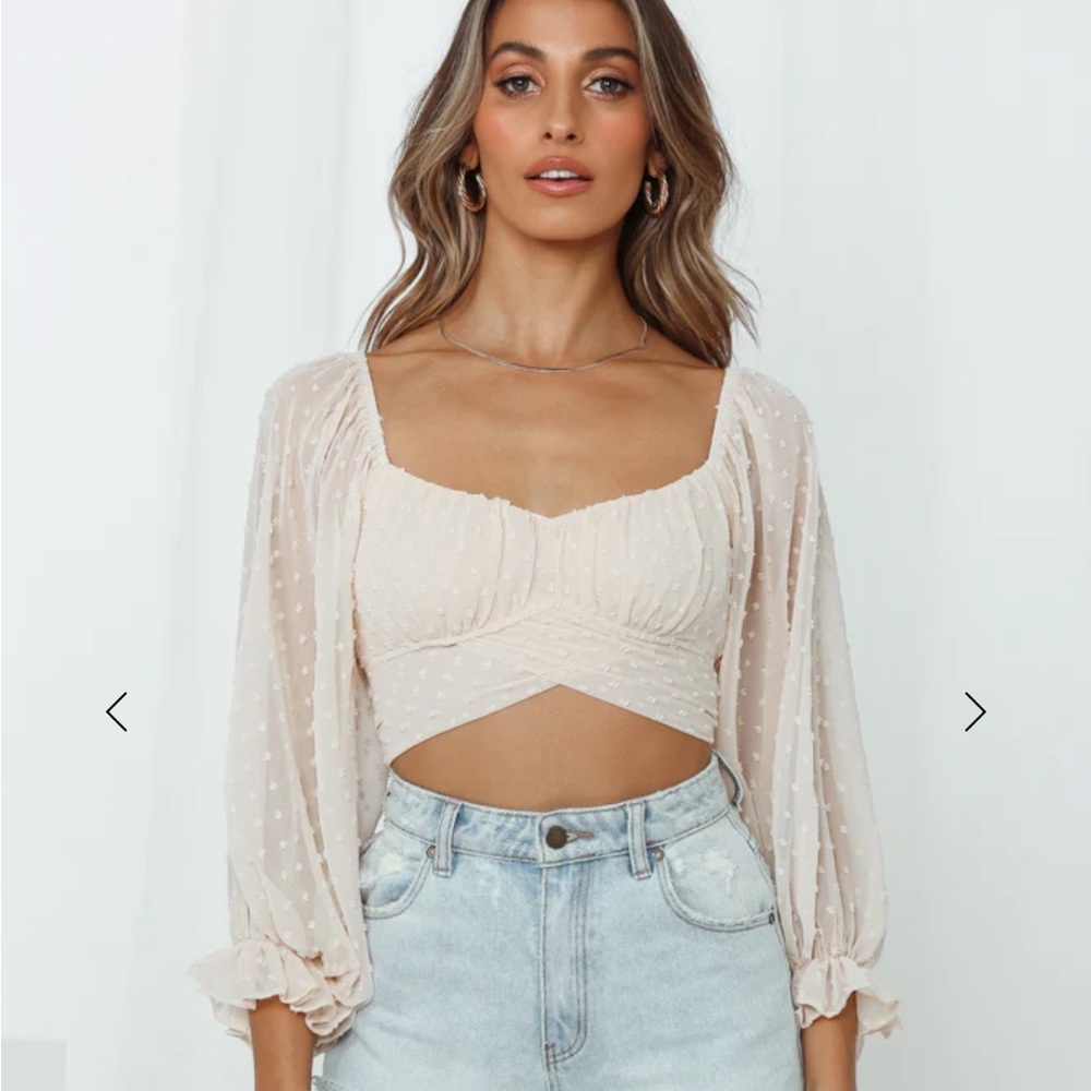 Women’s Sunset Swim Crop Peach